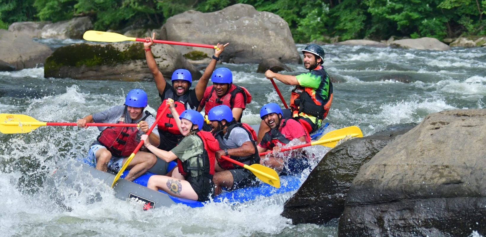 white water adventurers rafting