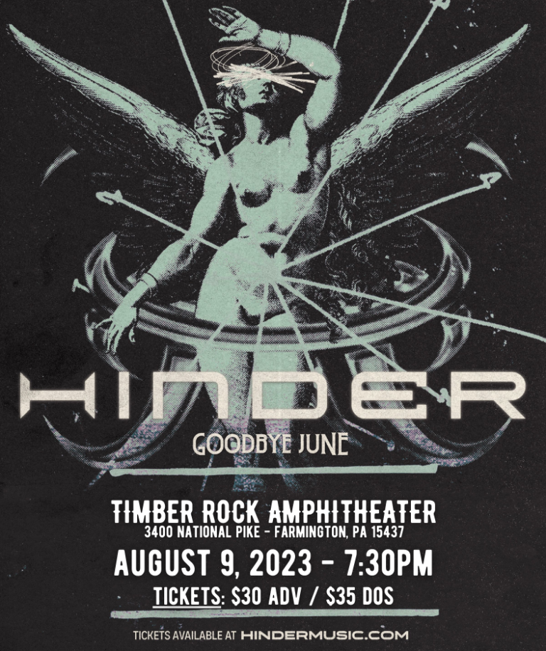 Hinder at Timber Rock Amphitheater - Farmington, PA