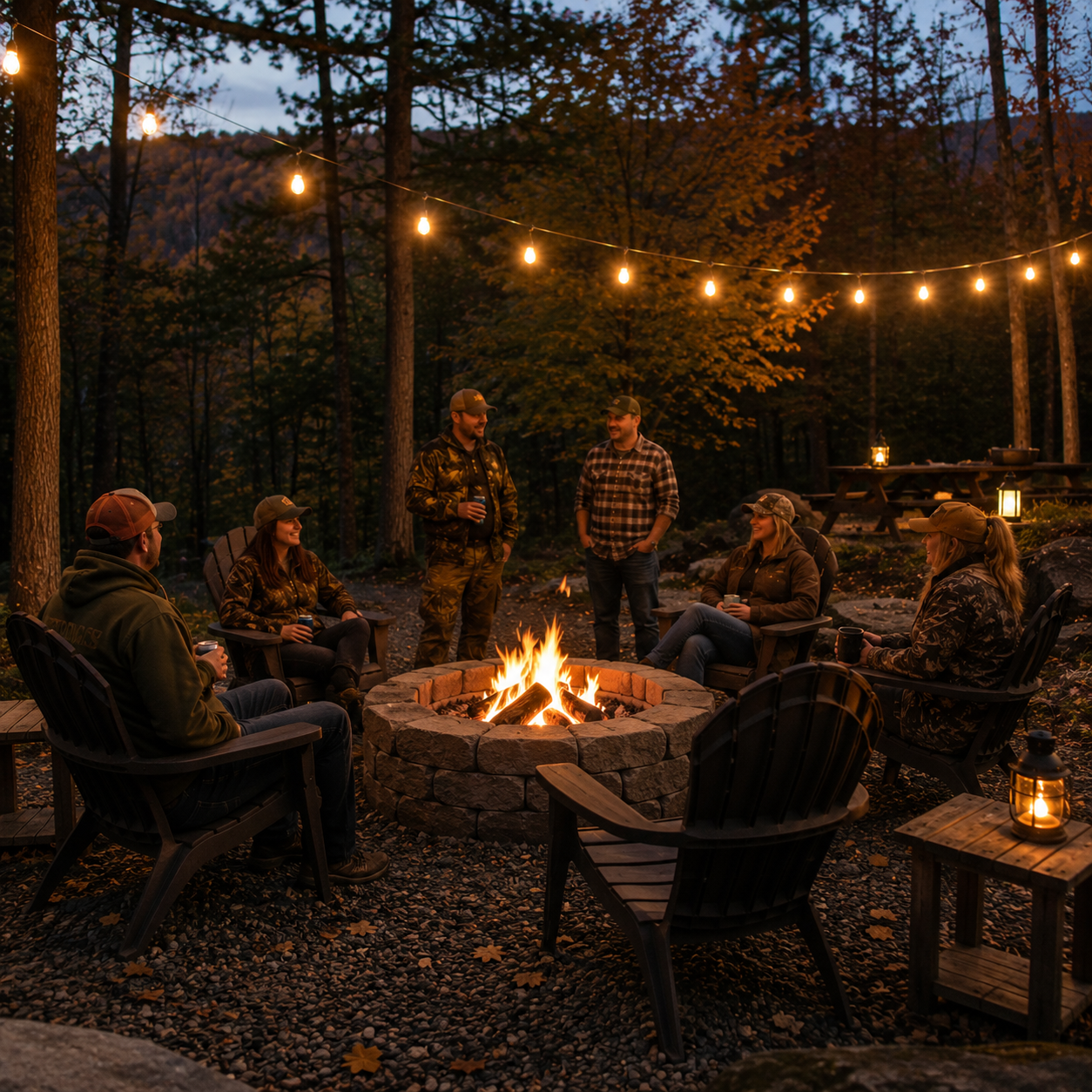 Hunting group getaway near Ohiopyle, Pennsylvania