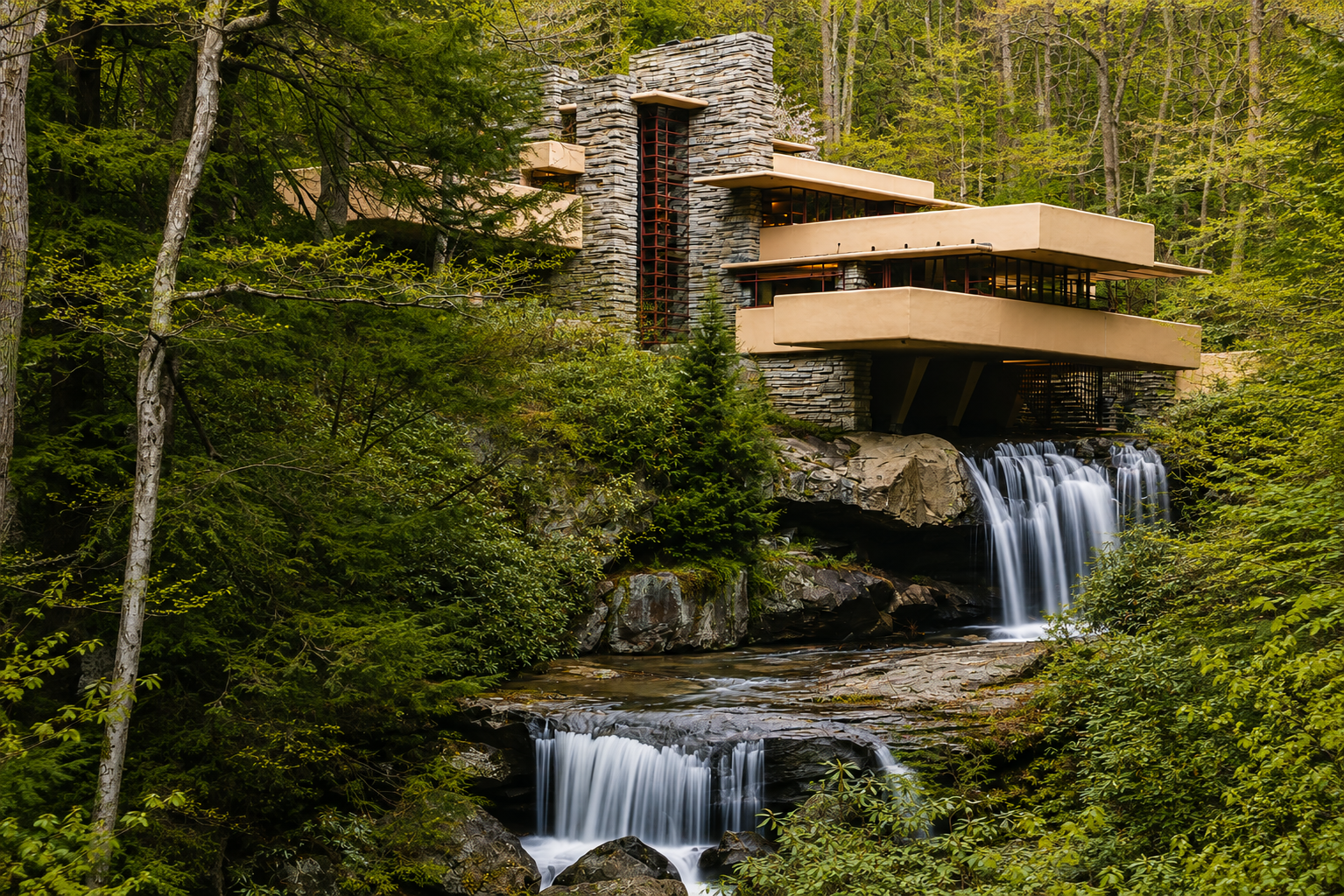 Fallingwater near Ohiopyle, Pennsylvania